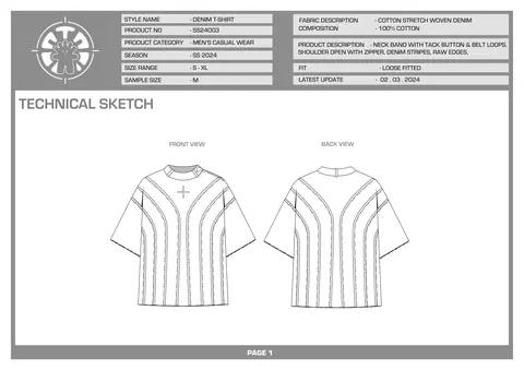 Tim Tawgo // FJ Denim T-Shirt — frame 03