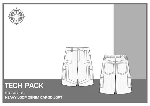 Tim Tawgo // Ghillie Fringe-Denim Shorts — frame 02