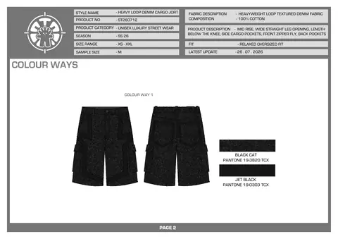 Tim Tawgo // Ghillie Fringe-Denim Shorts — frame 04